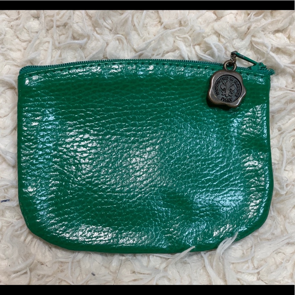 🍁Small Green Italian Leather Coinpurse🍁